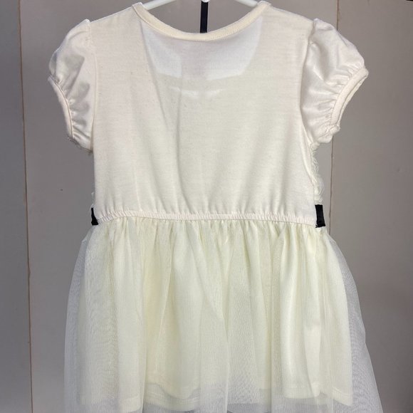 Healthtex Cream and Black toddler Tulle dress size 4T - Picture 3 of 5